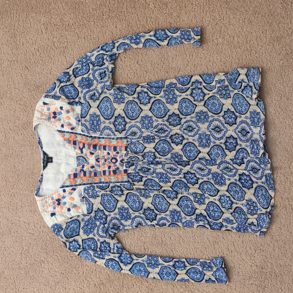 Lucky brand pattern long sleeve